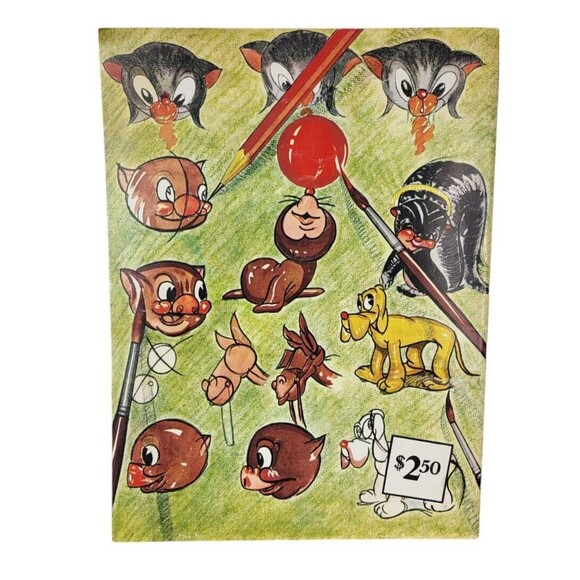 VTG 60s Walter Foster Animated Cartoons For Beginners Drawing Instructional Book - Picture 3 of 10